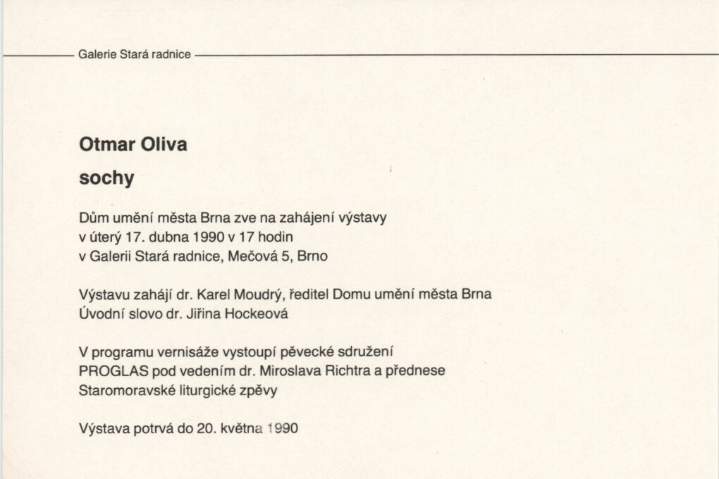 Otmar Oliva – sochy